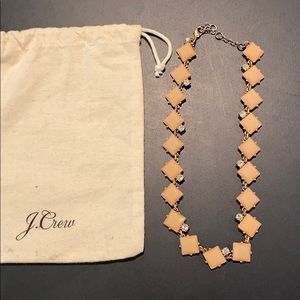 J. Crew light pink statement necklace